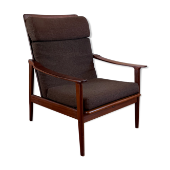 Scandinavian armchair in vintage teak