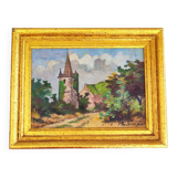 Peinture à l'huile d'Édouard Jules Eveno