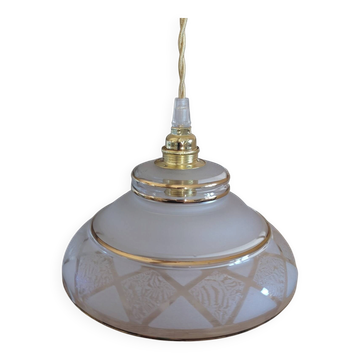 Art Deco glass suspension