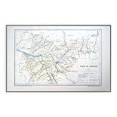 Carte ancienne imprimée en 1889, Tarn-et-Garonne