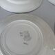 Lot of 4 antique earthenware plates from 1950, Saint Amand - plates bl