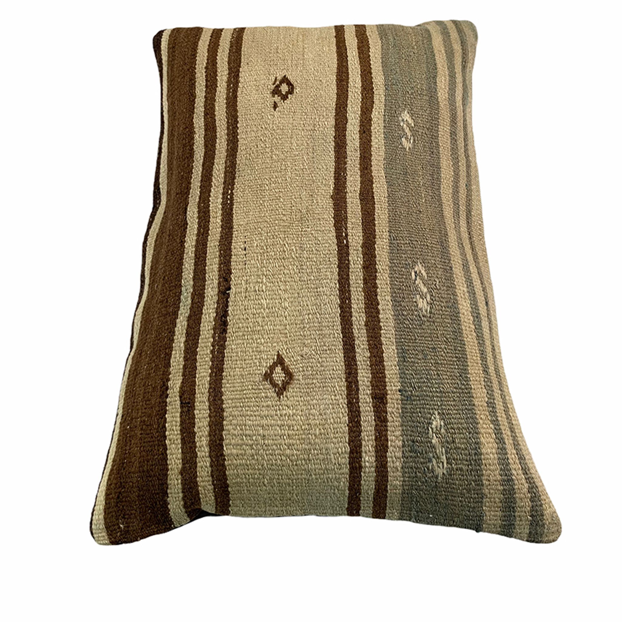 Vintage turkish handmade kilim cushion cover 40x60 cm