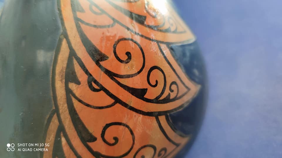 Ceramic vase by Yvonne Brunet in 1931