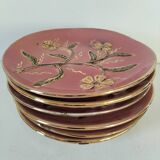 Barbotine style plates