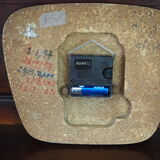 "Flash" pendule in green water formica from the 50s/60s