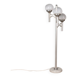 Lampadaire vintage années 70 à trois lumières en verre, design sciolari