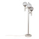 Lampadaire vintage années 70 à trois lumières en verre, design sciolari