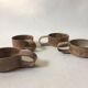 Raw sandstone cups
