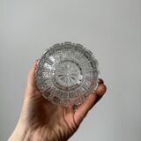 Chiseled crystal sugar bowl