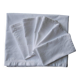 White cotton damask tablecloth with 6 towels