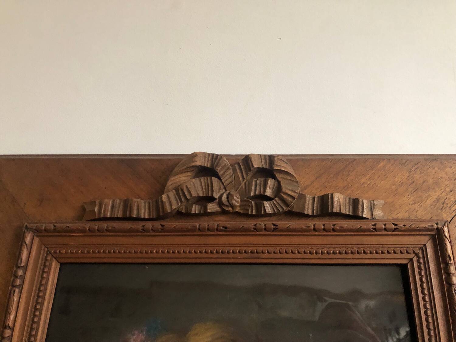 Pastel painting of a young girl