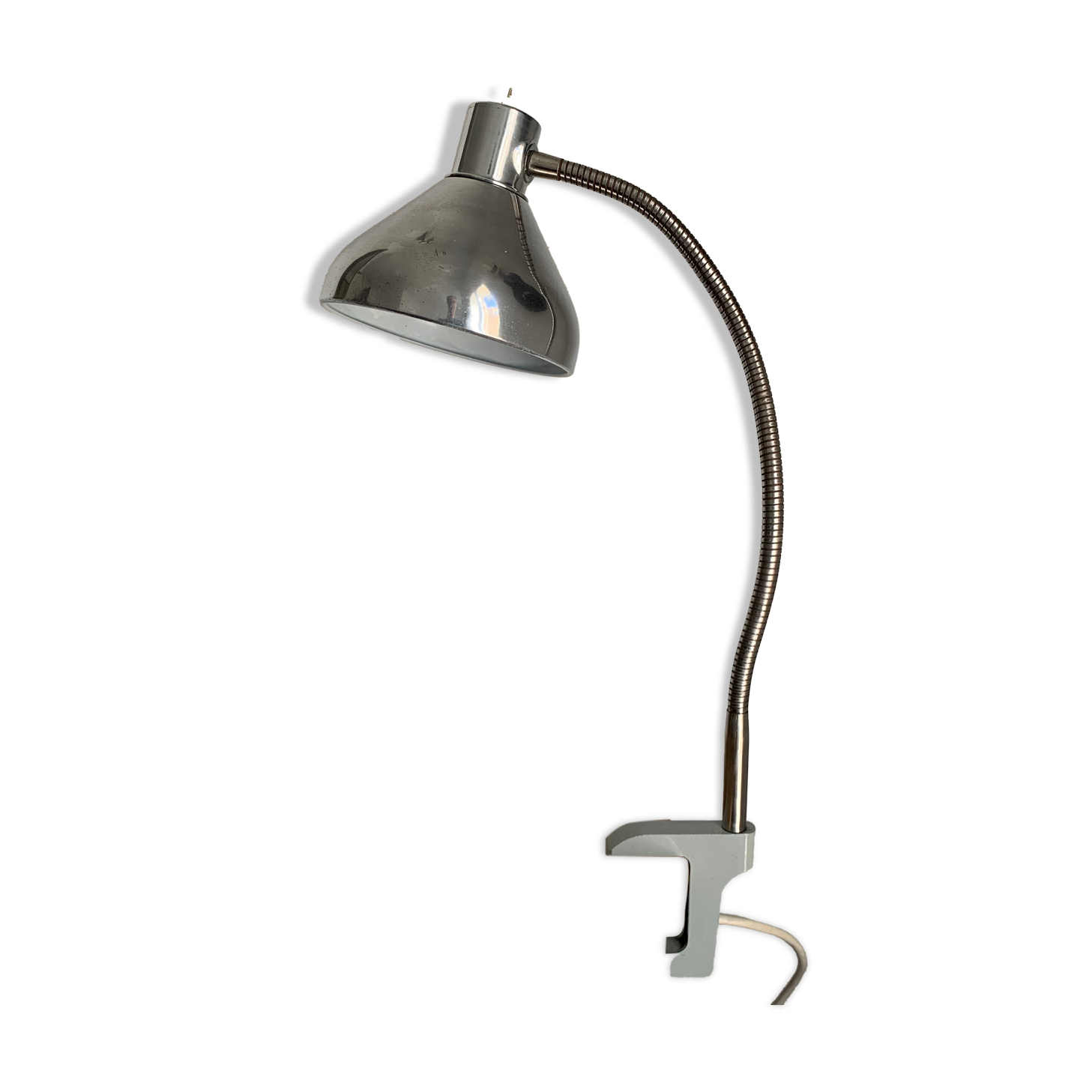 Vintage 1950s industrial factory lamp Jumo GS3 almost new - 60 cm