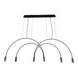 Pendant lamp with metal body and integrated dimmable LED