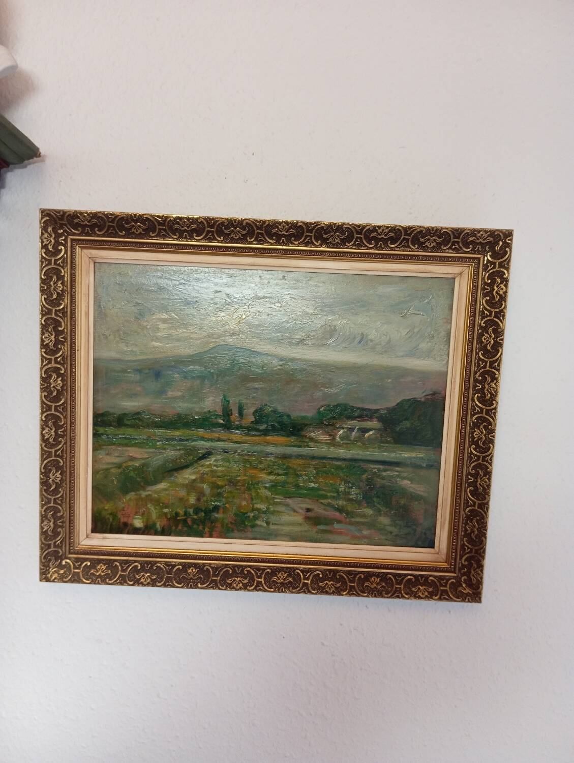 Painting on old panel