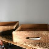 Antique wooden drawers