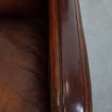 Set of 2 Sheepskin Leather Armchairs