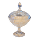 Bonbonnière en verre pressé