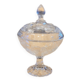 Bonbonnière en verre pressé