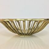 Organic gold brass design fruit cut, 60s