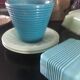 Lot de 3 pots de fleurs années 60