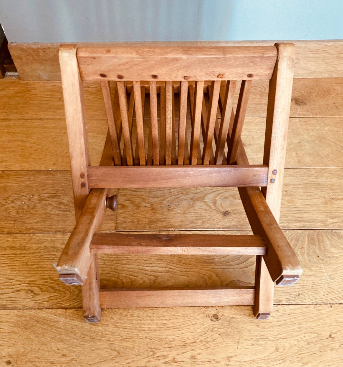 Scandinavian Vintage Folding Garden Chair for Children, Made in Denmark