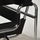 Paire de fauteuils Wassily noir, Italie 1980