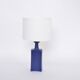 Danish midcentury ceramic table lamp by Atelier Knabstrup