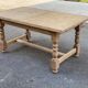Renovated 19th-century oak extendable farmhouse dining table 160-240cm