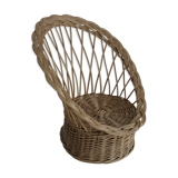 Children's wicker chair, Emmanuelle style
