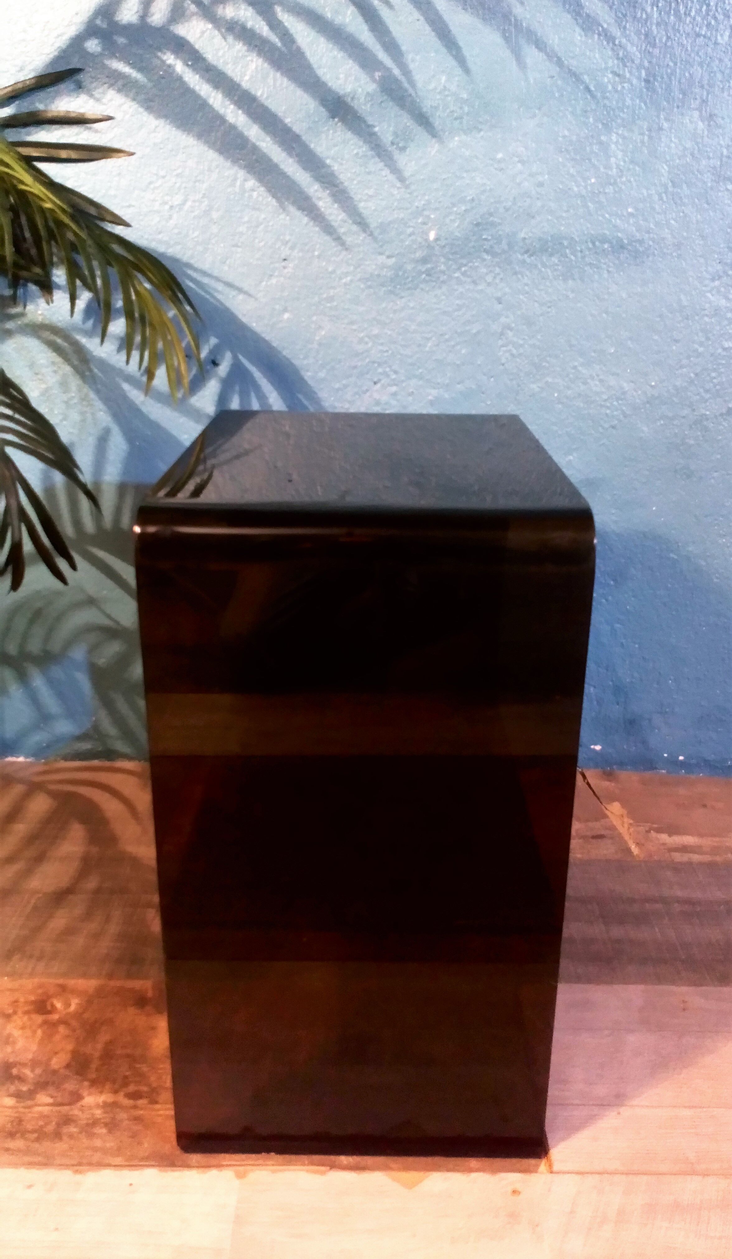 Plexiglas bedside tables 1970s