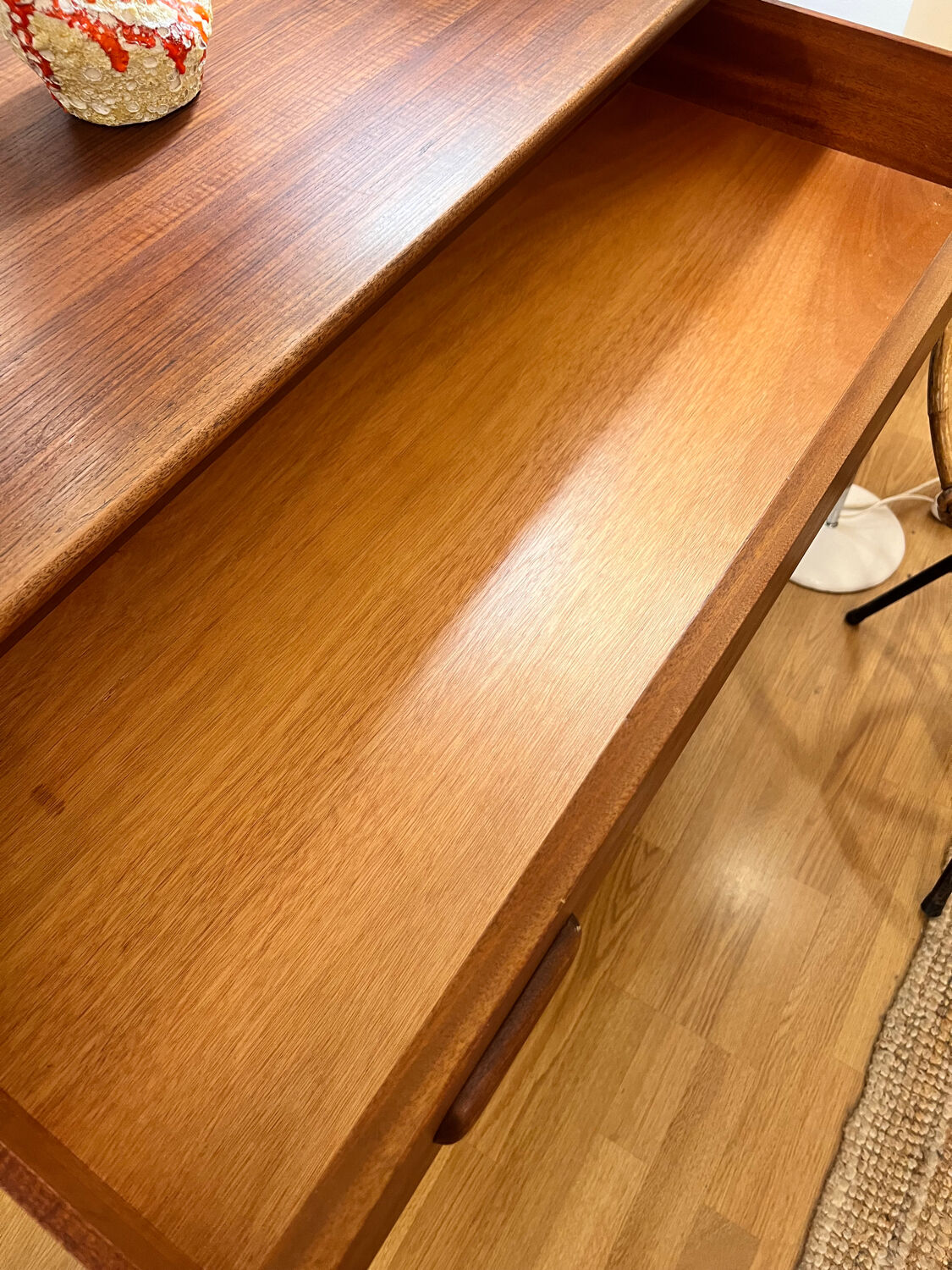 Teak chest of drawers