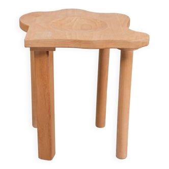 Solid Pine Stool by Era Herbstb 1980s Germany