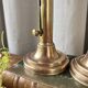 Duo of brass candlesticks