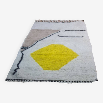 Handmade wool Berber rug 150 X 100 CM