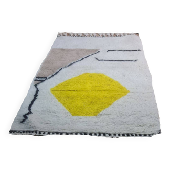 Handmade wool Berber rug 150 X 100 CM