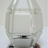 Art deco ceiling frosted and transparent 1930s glass