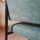 Green 1960s armchairs