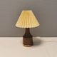 Beautiful sting lamp in twisted wood. Estimated 1970s and Swedish or Danish.