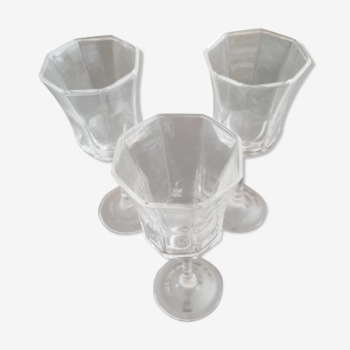 Set of three glasses of liquorelle Moët and Chandon