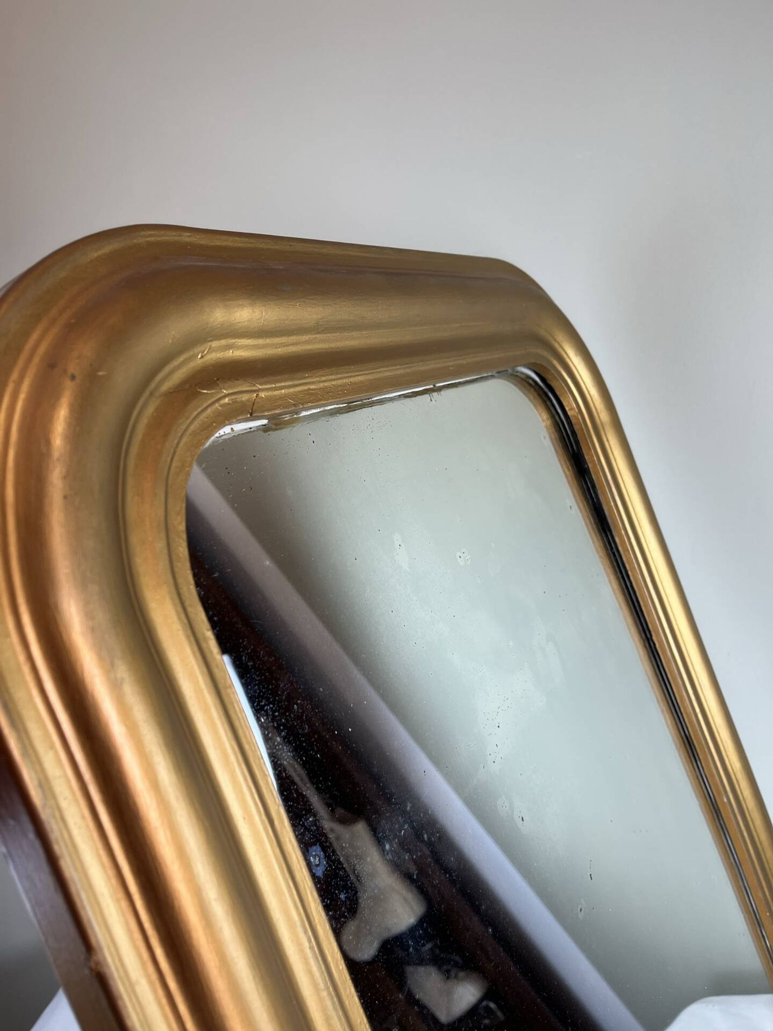 Miroir doré ancien fin XIX ème