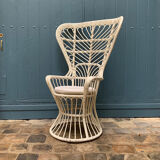 Wicker armchair Emmanuelle