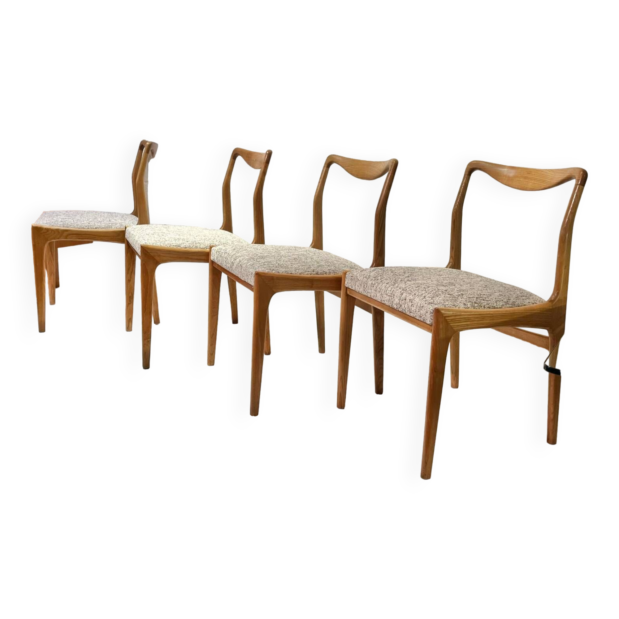 Série de 4 chaises vintage, 1960