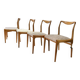 Série de 4 chaises vintage, 1960