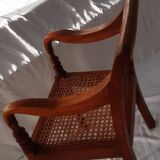 Lot de deux fauteuils artisanaux anciens pour enfants
