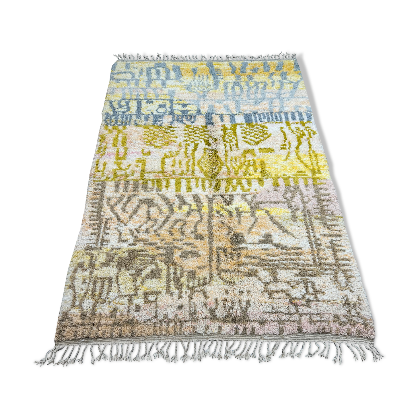 Tapis berbère abstrait