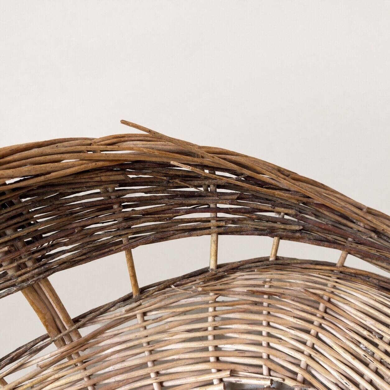 Willow log basket