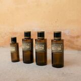 Series of 4 bottles of vintage toilet water