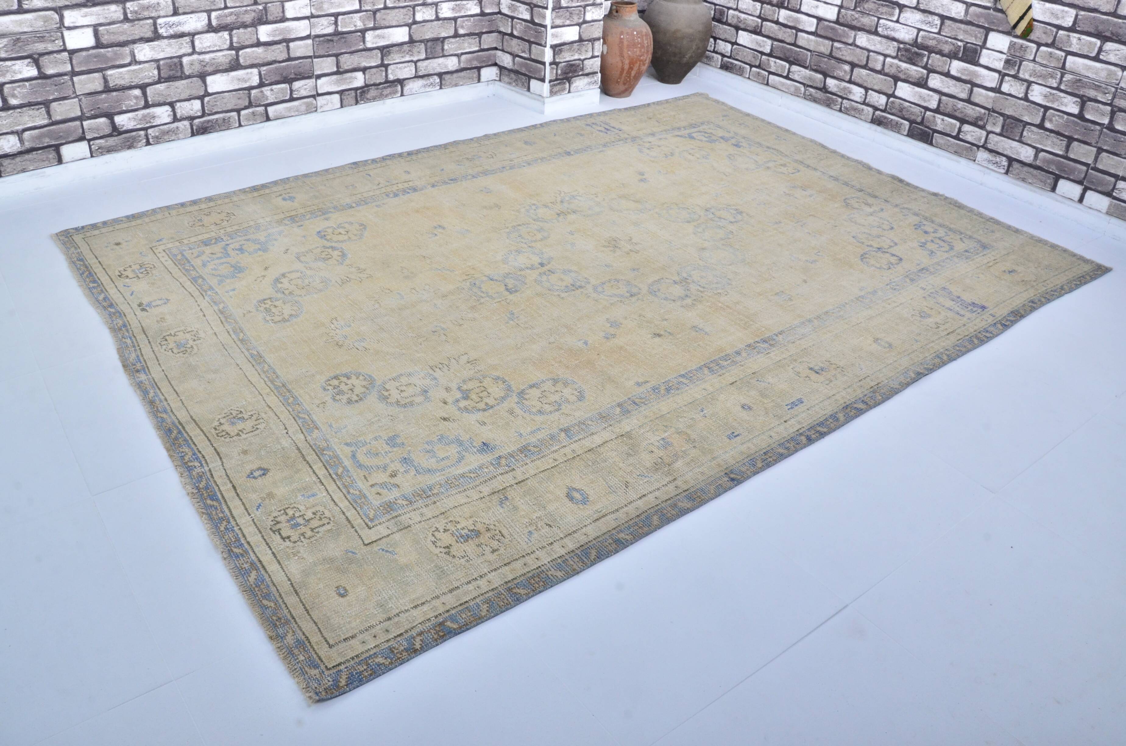 Turkish Oushak Handmade Carpet sku 3185
