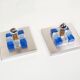 Pair of Murano glass wall lamps by Albano Poli for Poliarte