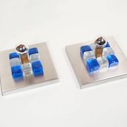 Pair of Murano glass wall lamps by Albano Poli for Poliarte
